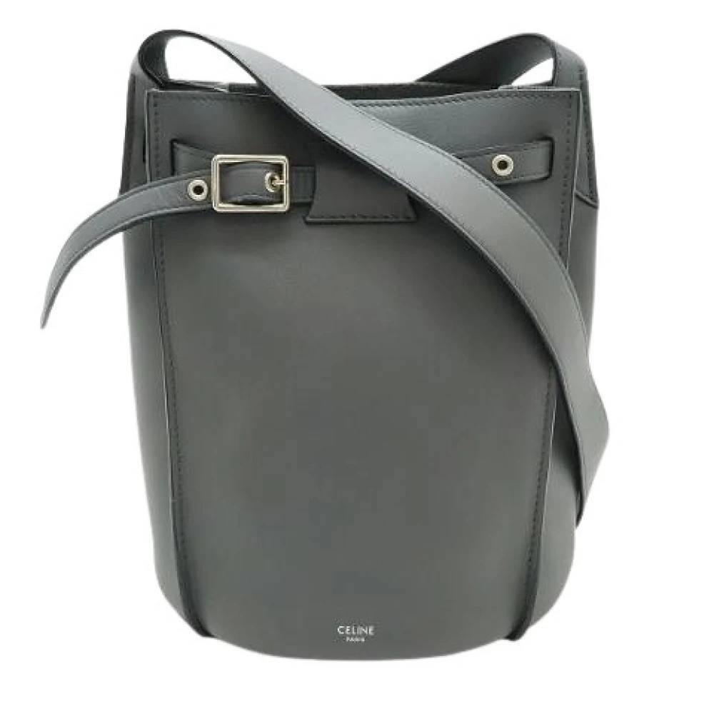 Celine Vintage - Pre-owned Calf Leather Big Bucket Shoulder Bag Vintage - Dam - ONE Size - Läder