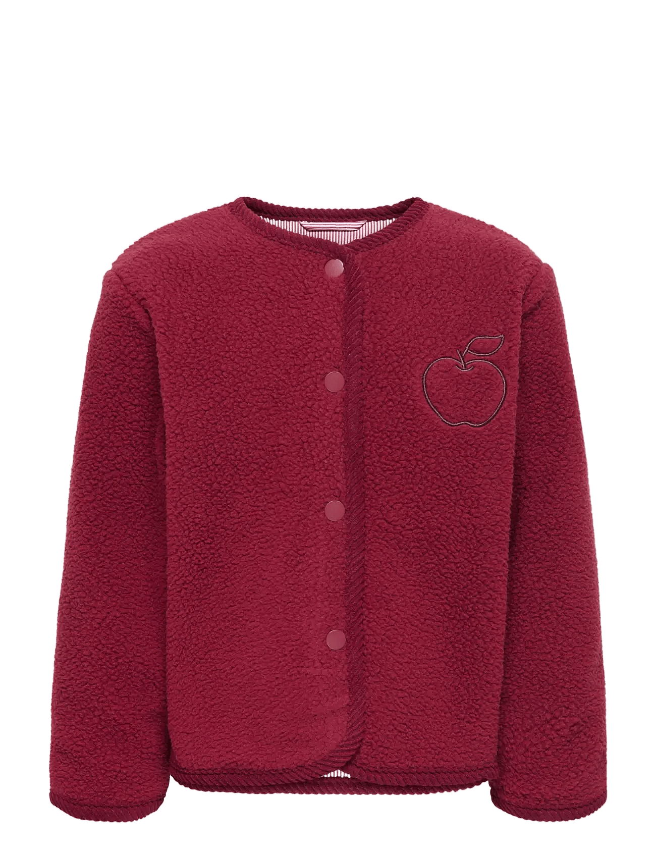Kids Only Kmgvale Ls Teddy Bomber Otw - Burgundy - 104
