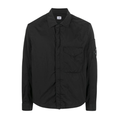 C.p. Company, Jacka, Herr, Svart, M, Chrome-R Overshirt