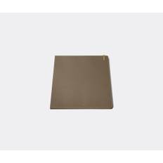 Poltrona Frau Stationery - 'Zhuang Desk' working pad in Greige saddle executive tortora