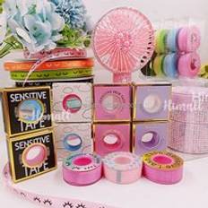 Wholesale EyeLash Extension Kits Lash Tape Sensitive Skin Silicone Gel Tape PInk White Purple Green Blue Eyelash Tape