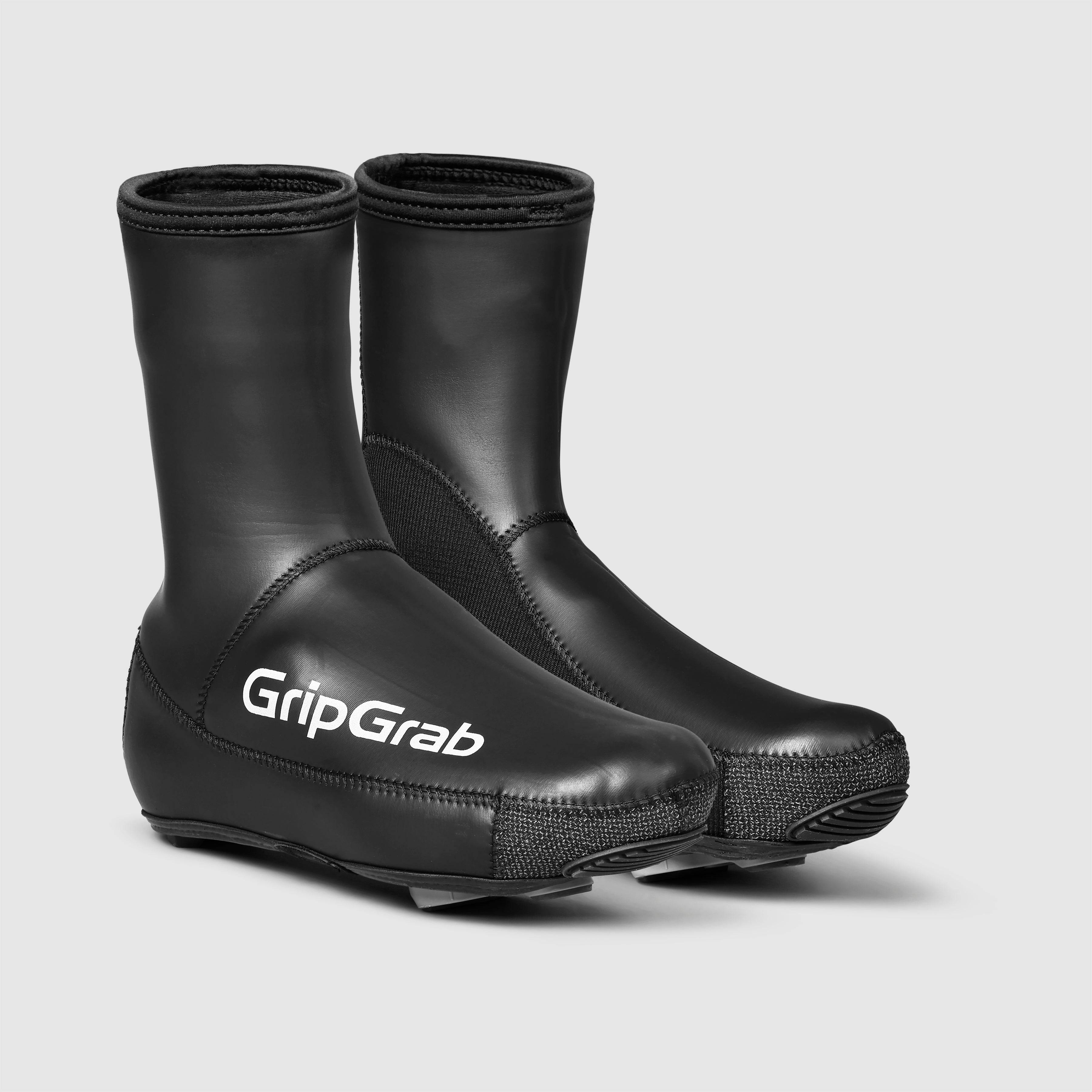 PACR Waterproof Winter Road Shoe Covers - Black / M (40-41)
