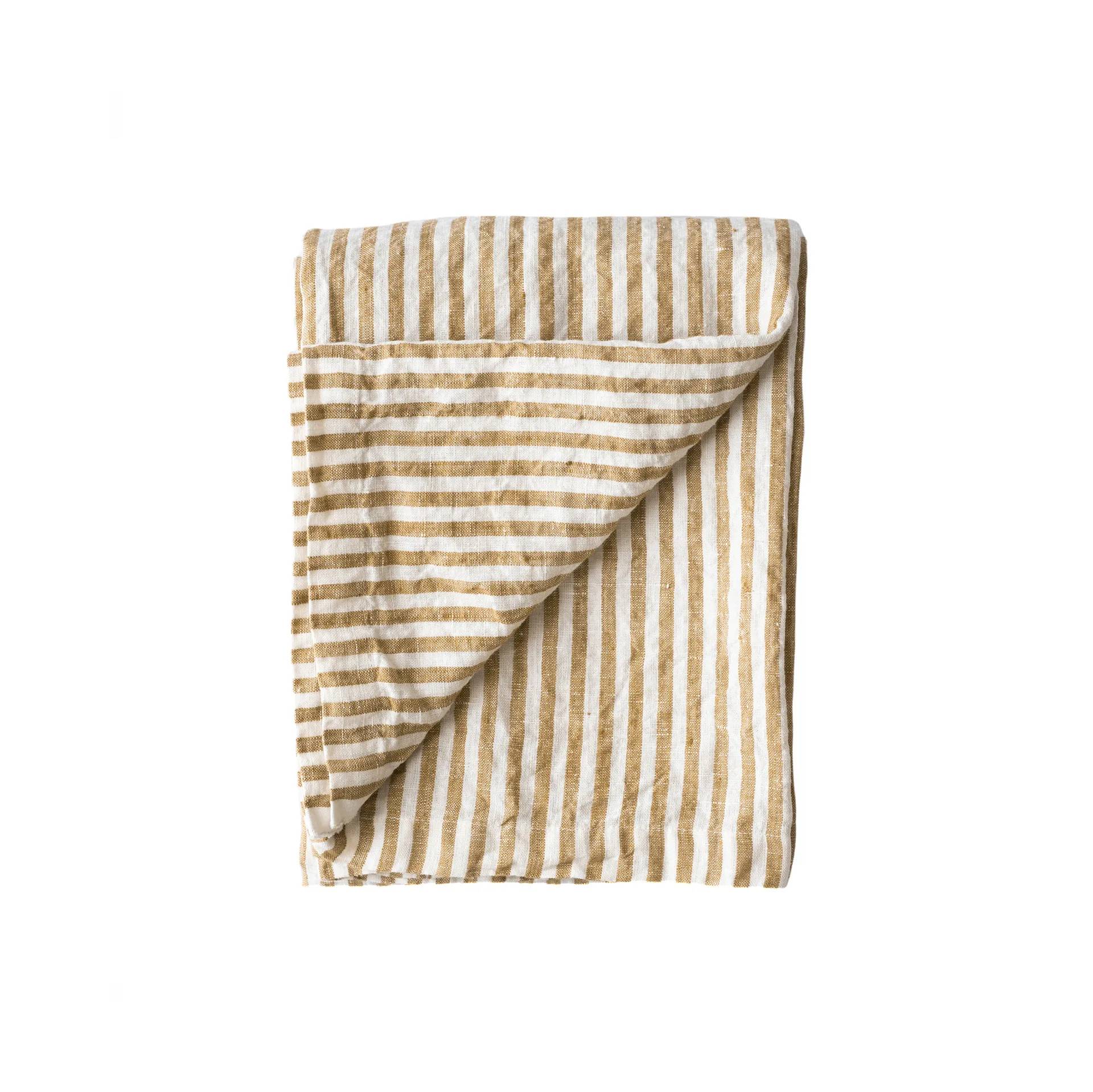 Tell Me More Leon bordsduk 145x145 cm Spice - Vit