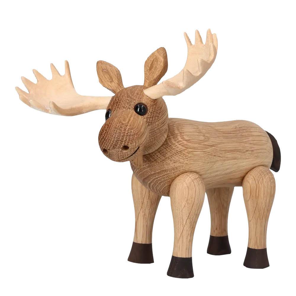 Spring Copenhagen - Harald Moose träfigur 15,5 cm ek