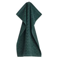 Gant Home - Jacquard Herringbone Handduk 50x70 Cm - Tartan Green