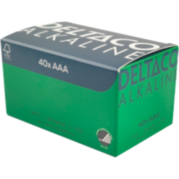 Batteri Alkaline AAA 40-p