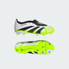 Predator League Fold-Over Tongue Firm/Multi-Ground støvler til børn - Cloud White / Core Black / Lucid Lemon - 28