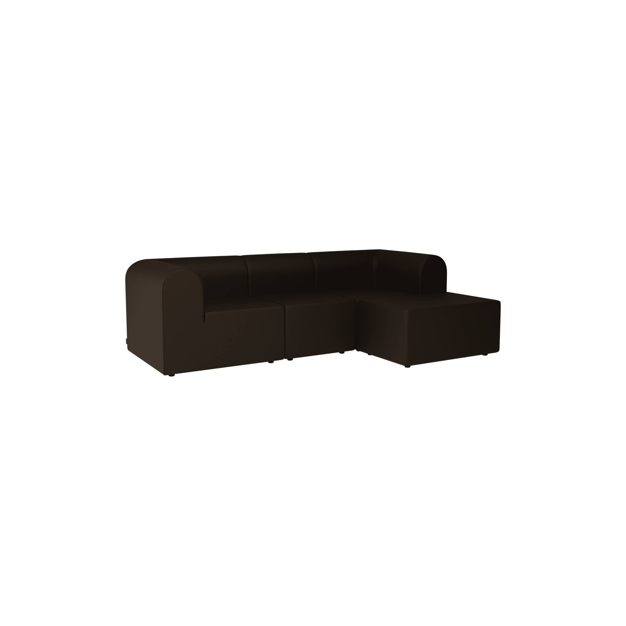 Paradigm 3-personers Sofa Med Puf, Sabi 291.