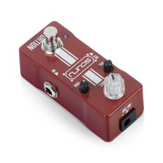 SCURU Guitar Distortion Effects Pedal DIST/VOL/TONE High Gain Amps Dynamic Response DC 9V 6.35mm vinröd färg