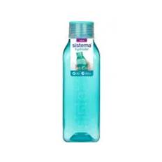 Sistema - Medium Square Bottle 725ml - Minty teal
