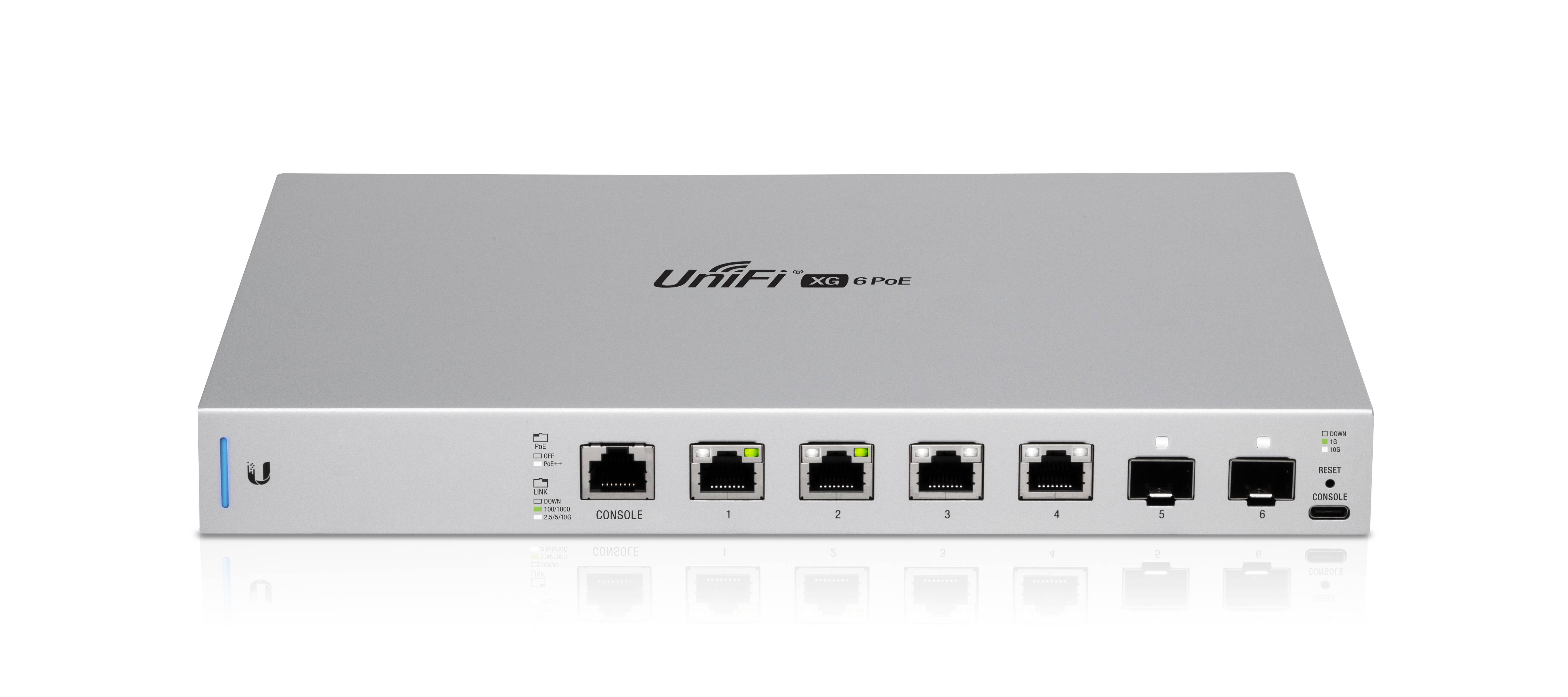 Ubiquiti UniFi US-XG-6POE network switch Managed 10G Ethernet (100/1000/10000) Power over Ethernet (PoE) 1U Grey