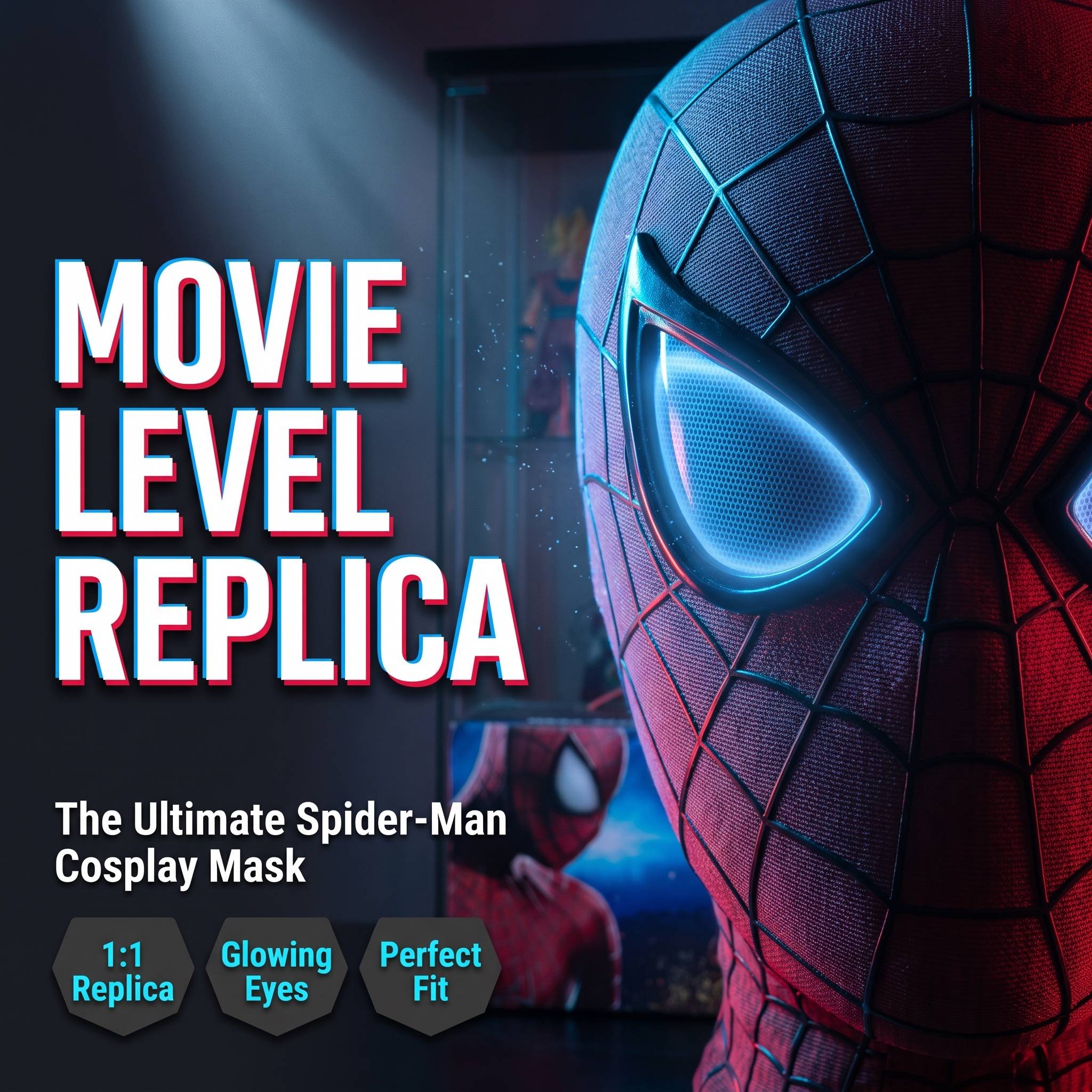 New Amazing Spider-Man 2 Handcrafted High-Quality Mask Spiderman Garfield's Version Of Peter Parker For Halloween Christmas Gift