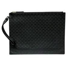 Gucci Vintage, Vintage , Herre, Sort, ONE SIZE, Uld, Pre-owned Laeder clutches