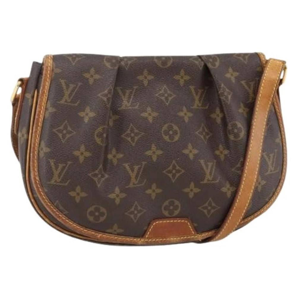 Louis Vuitton Vintage Pre-owned Skuldertaske - Vintage - Dame - Brun - ONE SIZE - Uld