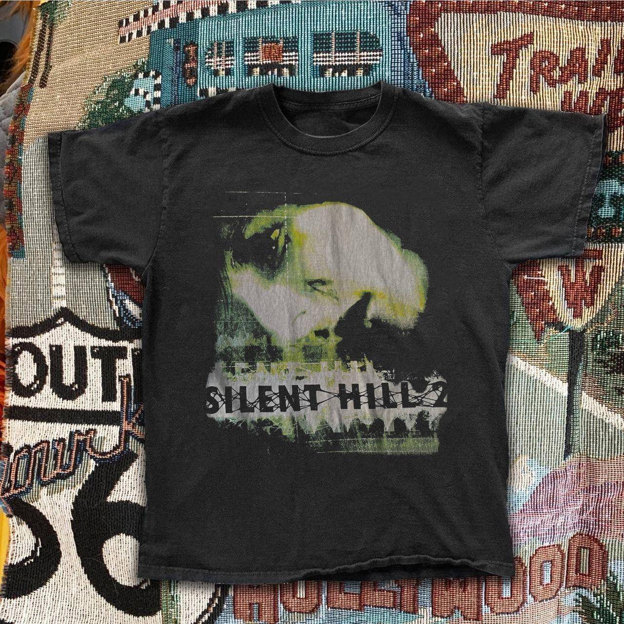 Vintage stil Silent Hill 2 stil t-shirt, vintage t-shirt Unisex T-shirt cm gray