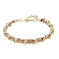 Snö Of Sweden "Millie Bracelet Beige Gold" Armband