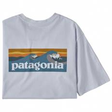 Patagonia Boardshort Logo Pocket Responsibili-Tee T-shirt Herrer størrelse XS farve grå