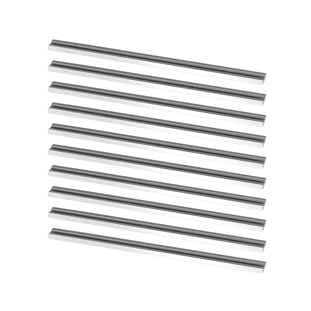 10Pcs 82mm Planer Blades Reversible Electric Planer Blades Boxed HSS for for Power Tools Grinders