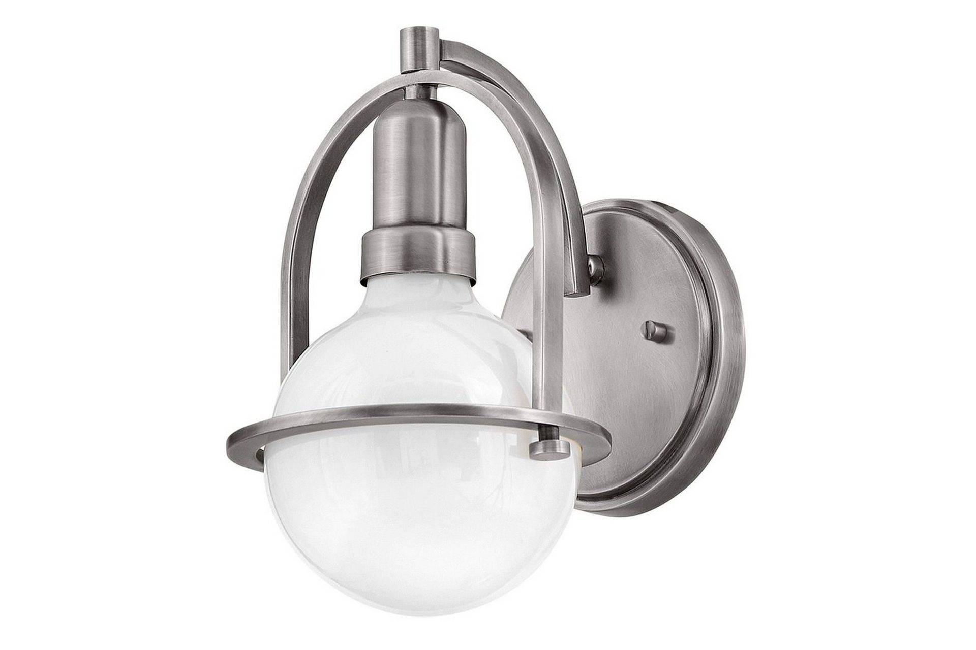 Vägglampa Hinkley Somerset Borstade nickel - Grå