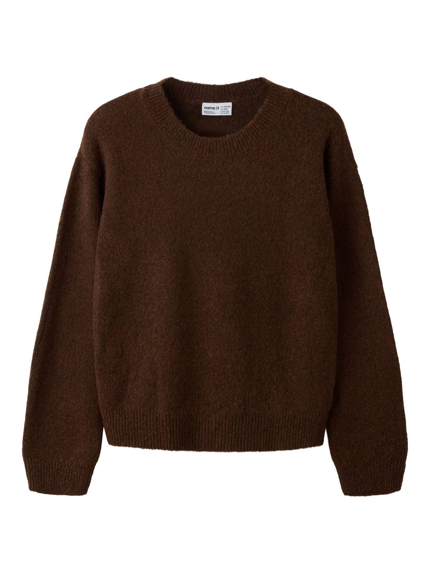 NAME IT Pullover 'NKFOLANSA'  mørkebrun