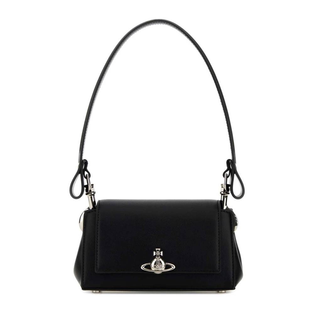 Vivienne Westwood Hazel Skuldertaske - Tasker - Dame - Sort - ONE SIZE - Uld