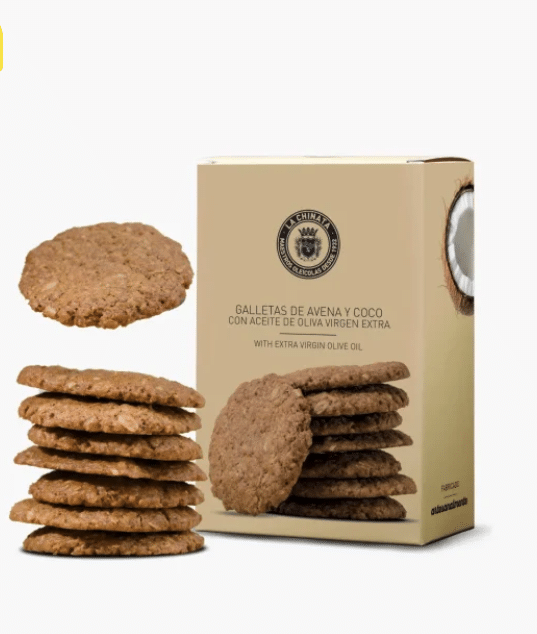 Håndlavede havresmåkager m/kokos og ekstra jomfruolivenolie - 140 g