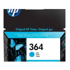 HP 364 Cyan Original Ink Cartridge blækpatron 1 stk Standard udbytte Blå
