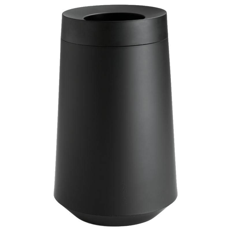 Pop papperskorg (Soft touch svart, Inkl plastlock)