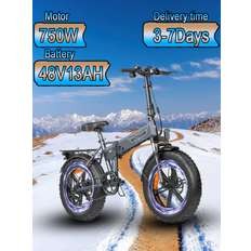 E-bike ENGWE EP-2 Pro 250W Motor 48V13AH Lithium Battery Aldult Electric Bicycle 20*4.0-In Fat Tire