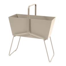 Fermob - Basket Planter High Nutmeg 14 - Blomlådor - Fabio Meliota - Beige