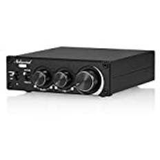 Nobsound 1002P Mini HiFi Stereo Förstärkare TPA3221 Digital Förstärkare Desktop Audio Effektförstärkare 100W × 2, MM Skivspelare Phono Preamp