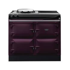 AGA R3 100 med 1 platta samt induktionshäll 2 zoner - Aubergine