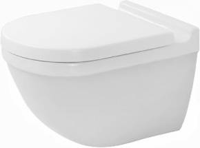 Duravit Starck 3 væghængt toilet, hvid