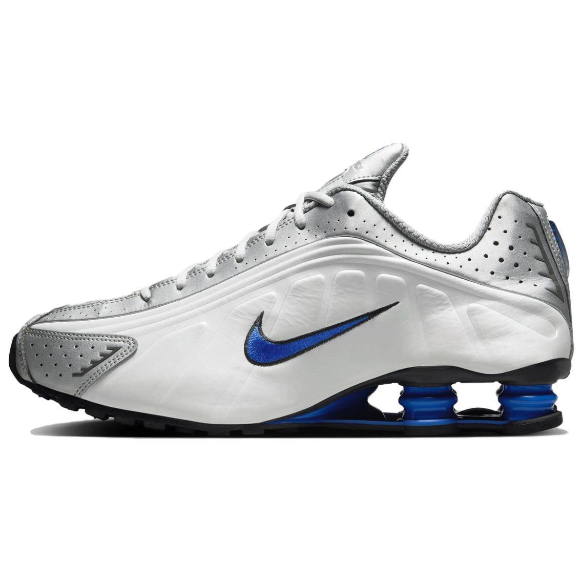 Nike Shox R4 Orlando Herrsneakers Vit Metallic-Silver Royal HQ1988-100 44