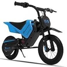 EVERCROSS EV05M Elektrisk Motor för Barn, Elektrisk Motor 150W, 8/16 km/h Hastighetsläge och 10 km Räckvidd, 12'' Motocross för Barn 3-12 År