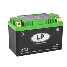 LP Litium Mc batteri YTX14-BS mfl. 12v 48Wh LPMLLFP14