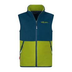 Trollkids Kid's Kjerag Vest Fleeceväst Barn Storlek 176 Färg blå/olivgrön
