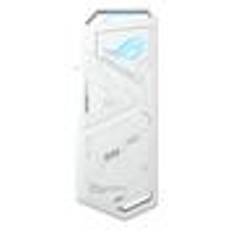 ASUS ROG Strix Arion White M.2 NVMe SSD Enclosure USB3.2 GEN2 Type-C 10Gbps Aura Sync RGB Dual USB-C to C Cable Thermal Pads
