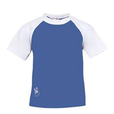 Petit Crabe Badebluse - Raglan - UV50+ - Sapphire/White - Petit Crabe - 9-10 år (134-140) - Badetøj