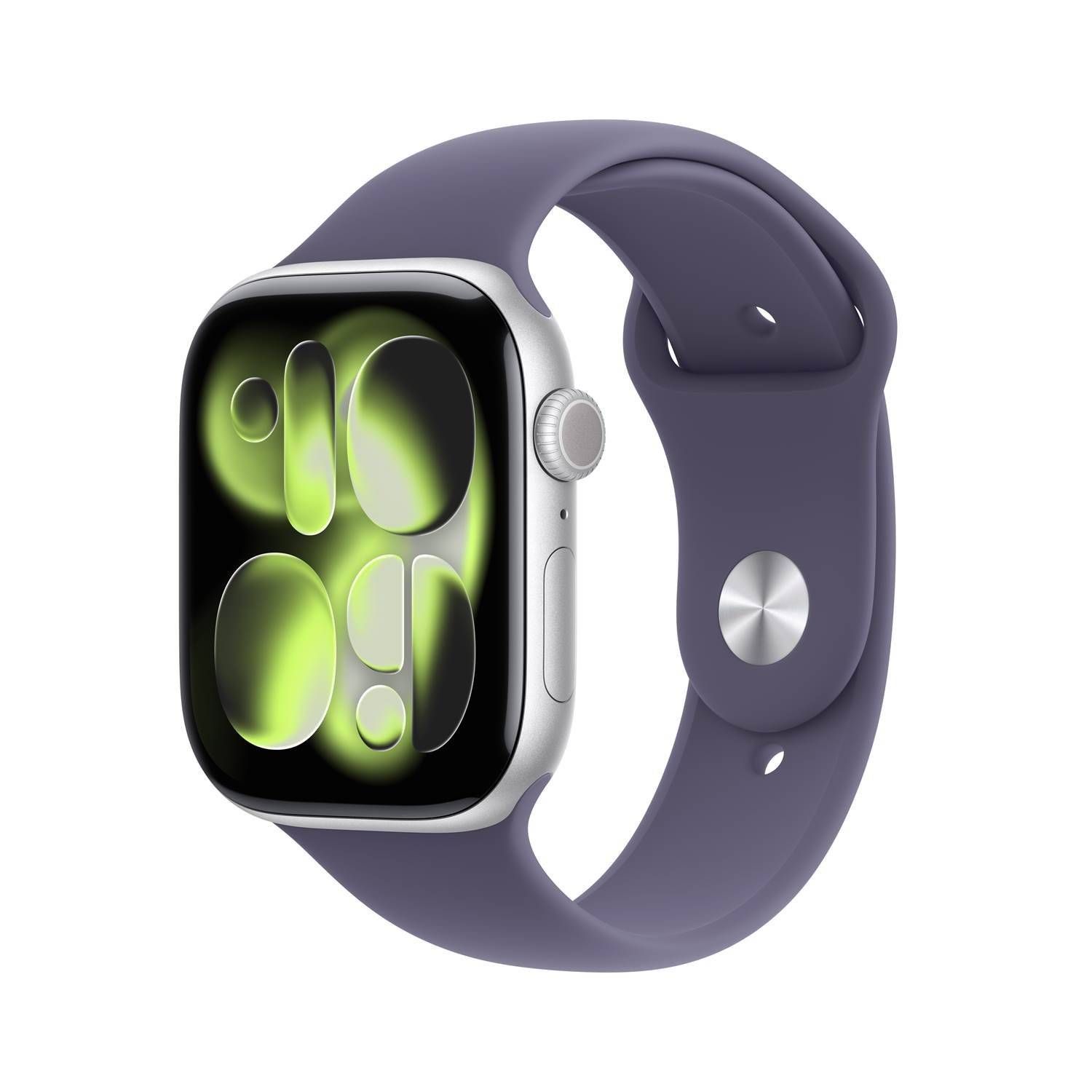 Apple Watch S11 GPS+Cell 46mm Silver Aluminium Purple Fog Sport Band S/M