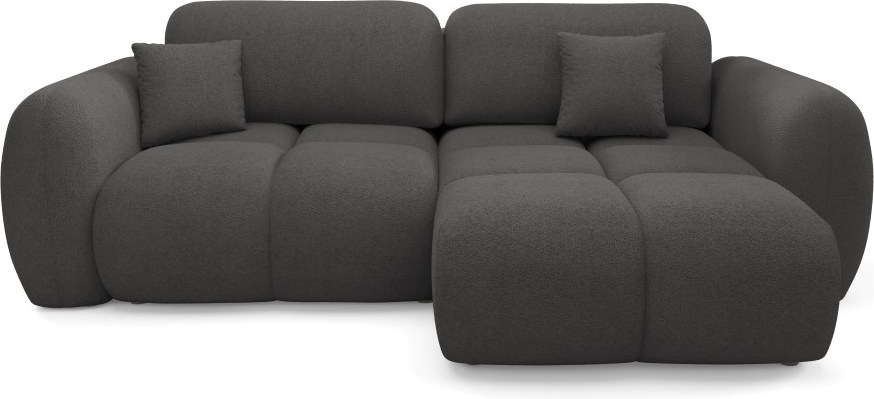 Hjørnesofa Maison Vellé Lunelle Loungesofa i Quelle 92 stof – sovefunktion 200x140 cm & opbevaring, vendbar, moderne skandinavisk design.