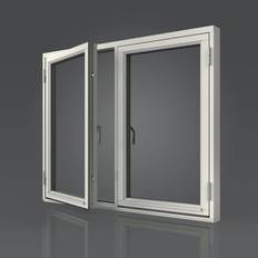 Elit Sidohängt Fönster EFS2 12x13 Vit 3-Glas Original trä 100