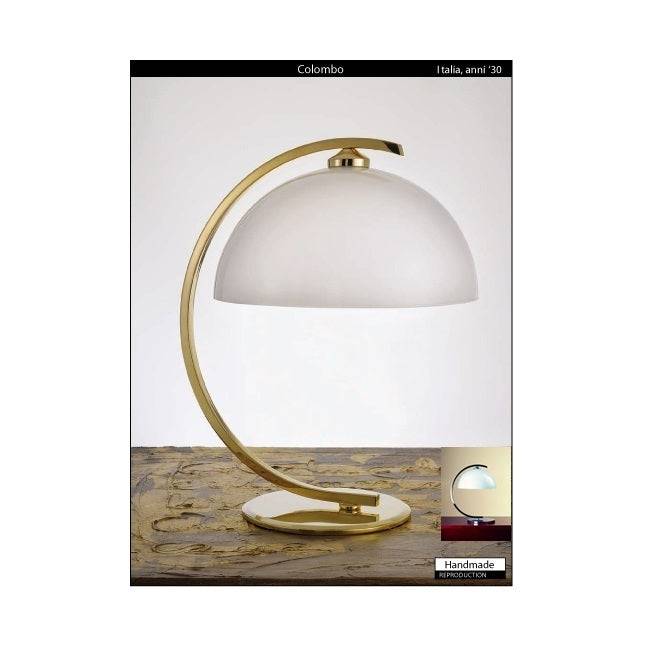 Art Déco Joe Colombo bordlampe - Krom