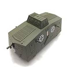 ZEZEFUFU 1:100 tyska WWI A7V tank modell legering militär pansrat fordon pansrade bildekorationsmodell