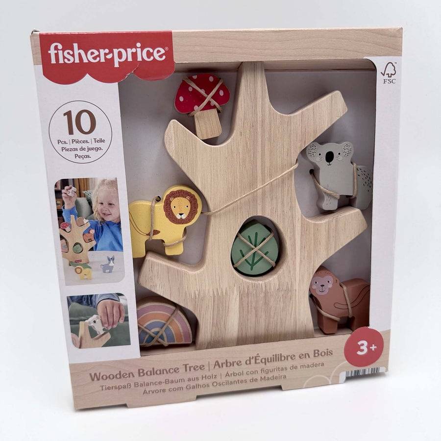 HELT NY Fisher-Price Balansträd leksak i trä i obruten förpackning