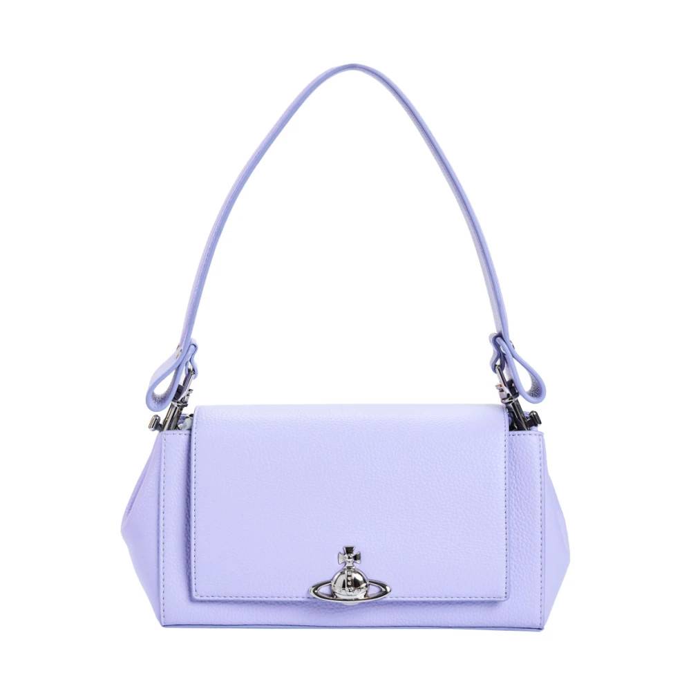 Vivienne Westwood Hazel Medium Håndtaske - Tasker - Dame - Lilla - ONE SIZE - Uld
