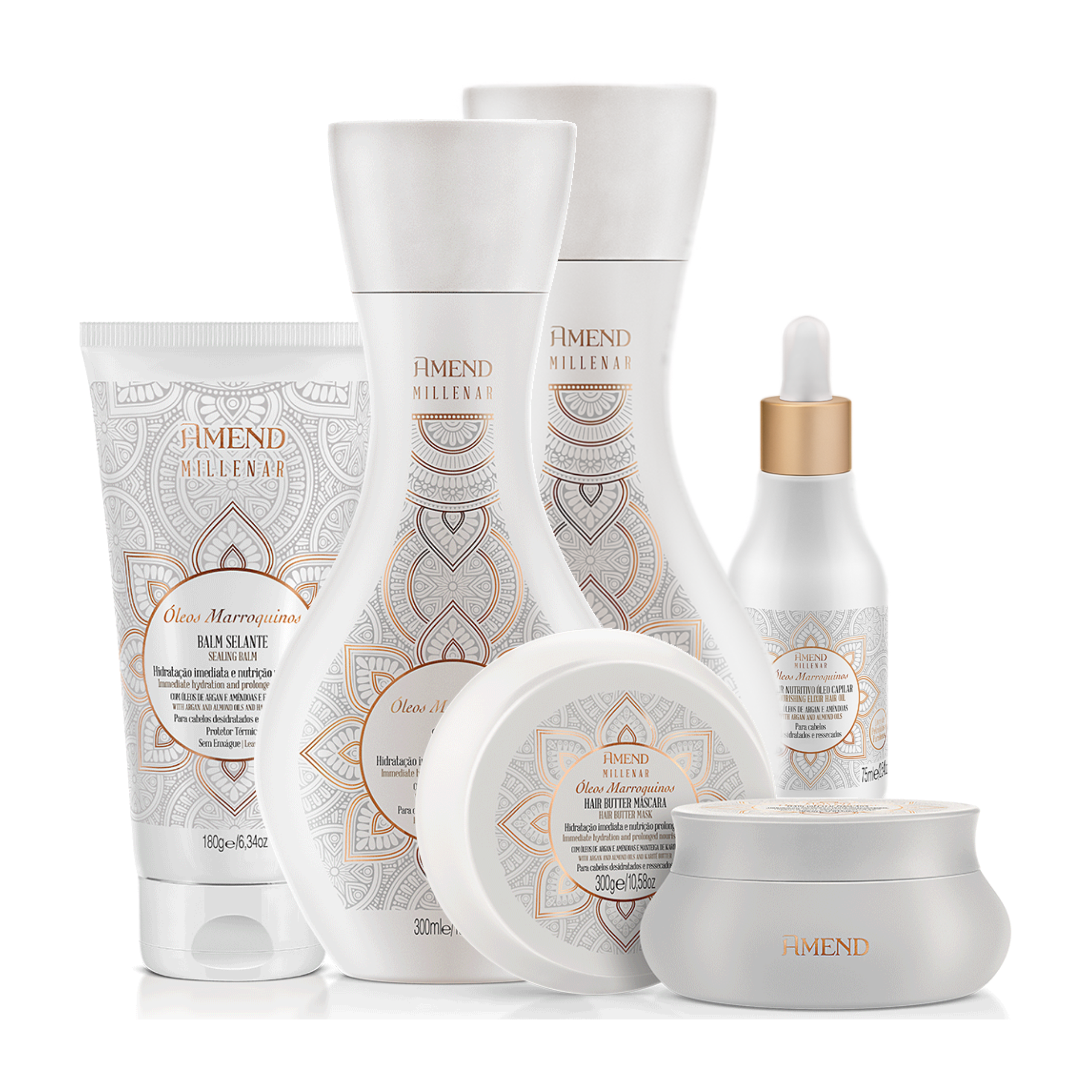Amend Millenar Moroccan Oil Sæt x 5 produkter