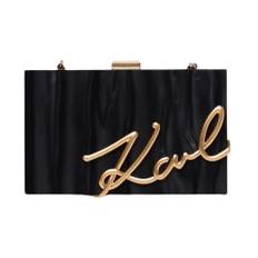 Karl Lagerfeld, Taske, Dame, Sort, ONE SIZE, Signature Clutch