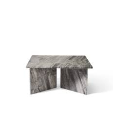 Vega sofabord, river grey marmor | 90x90