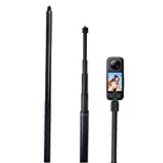 Fotoleey 3 meter lång osynlig selfiepinne för Insta360 X4, X3, X2, One RS
